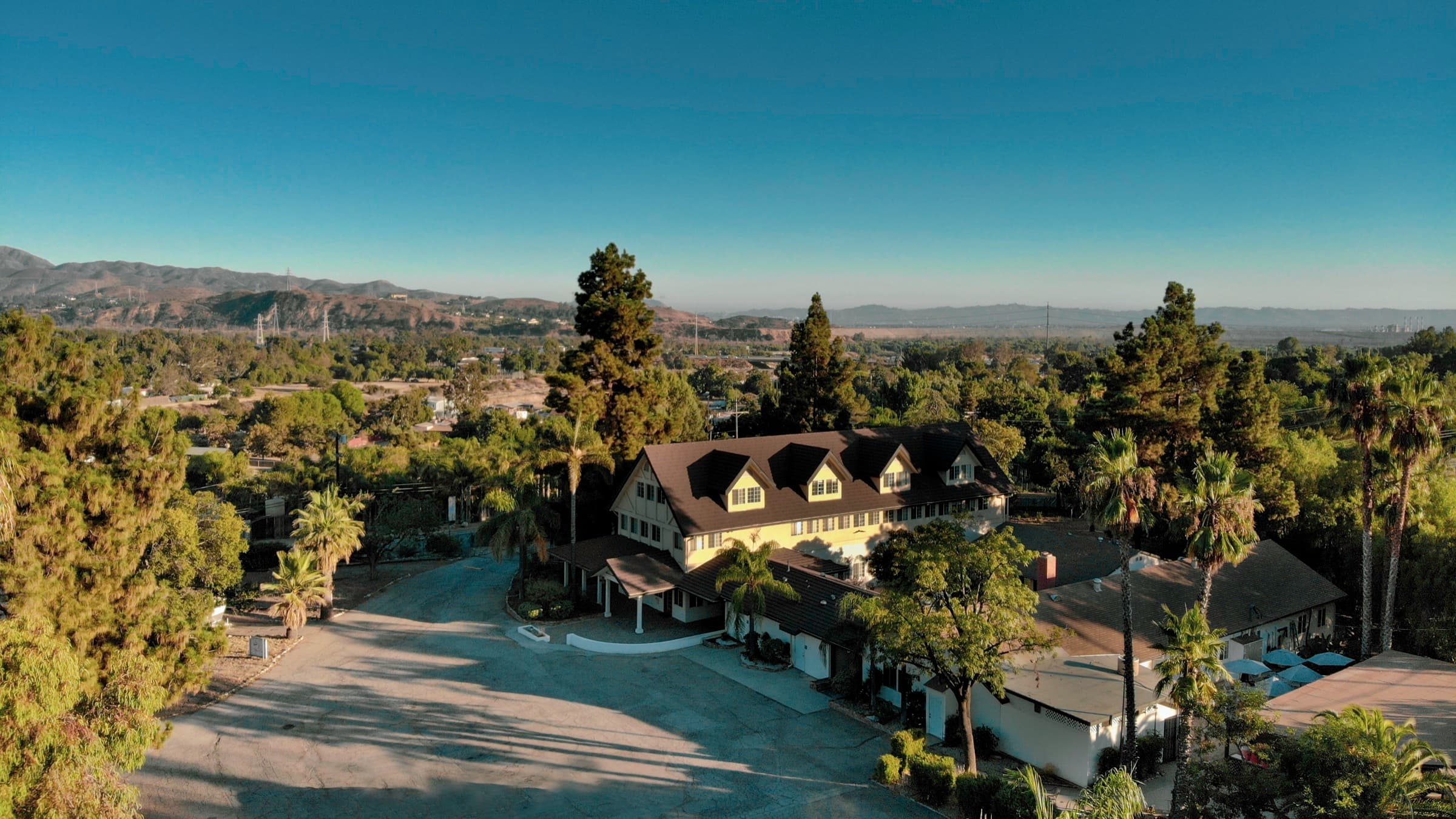 Aerial view of the YWAM Los Angeles campus