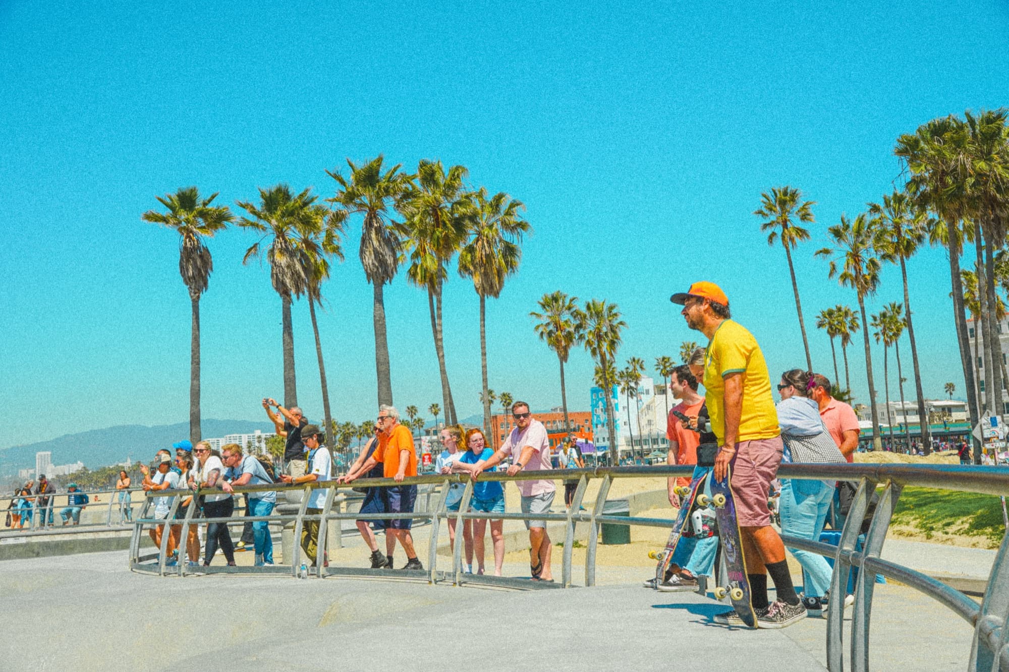 YWAM Los Angeles participants gathering outdoors